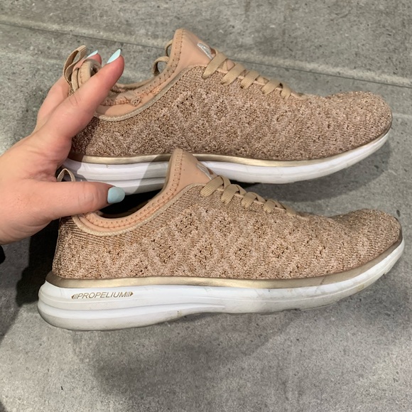 APL Rose Gold Phantom Sneakers Size 7 - Picture 5 of 8